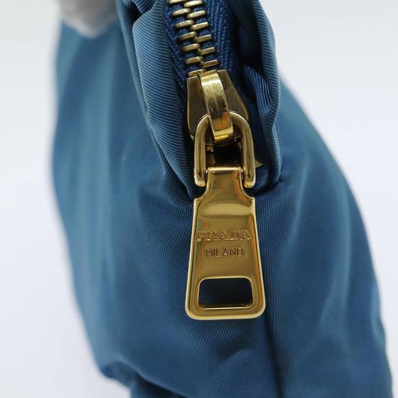 PRADA Pouch Nylon Blue Auth 83739 - Picture 8 of 16